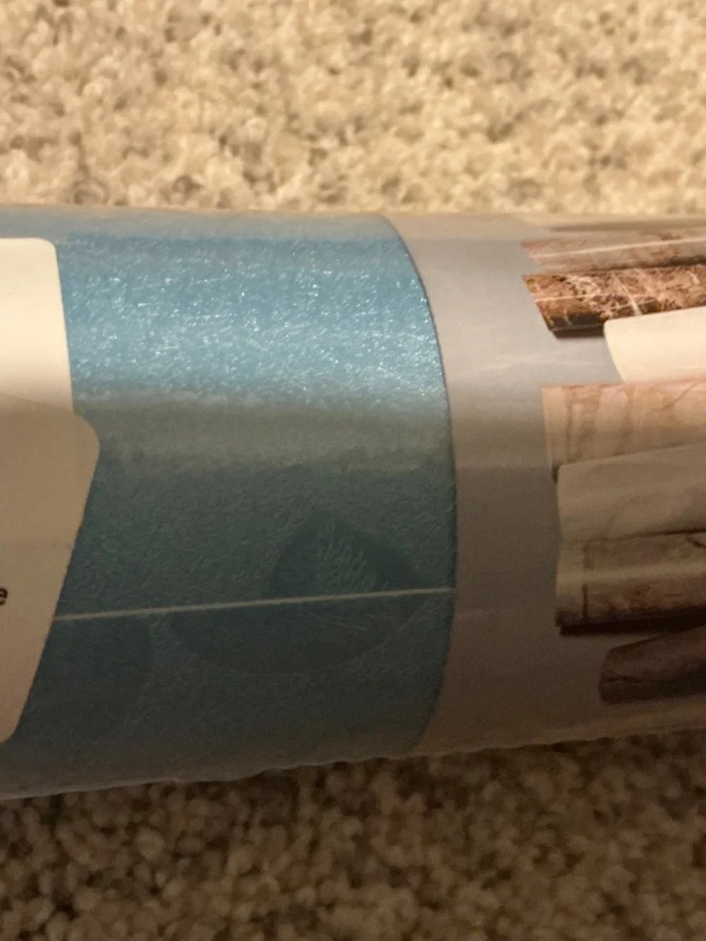 LaCheery Blue Peel and Stick Wallpaper!